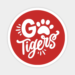 Football Go Tigers Magnet